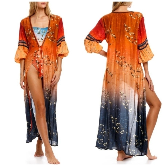 Agua Bendita Isabelle Kimono Robe - Picture 1 of 7